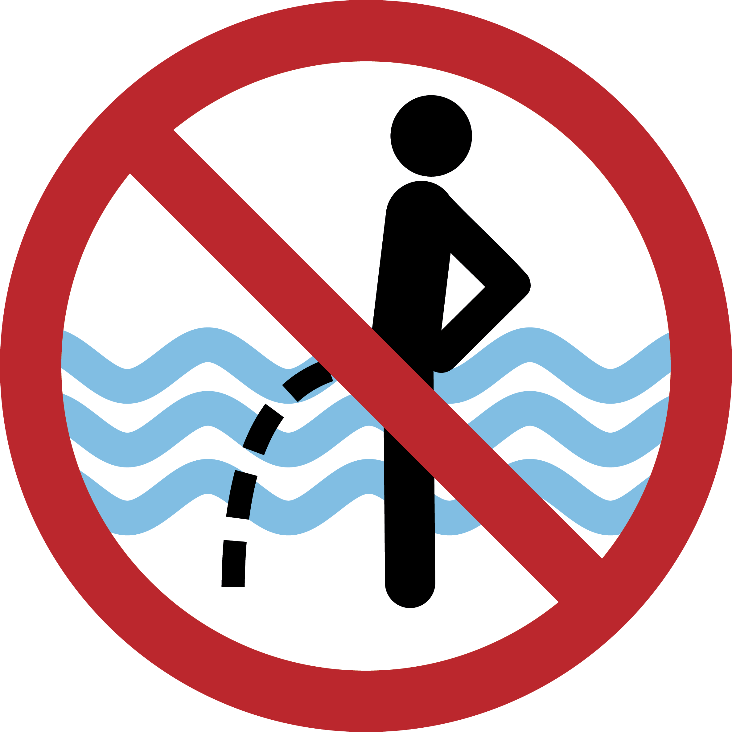 Prohibido introducir alimentos o bebidas